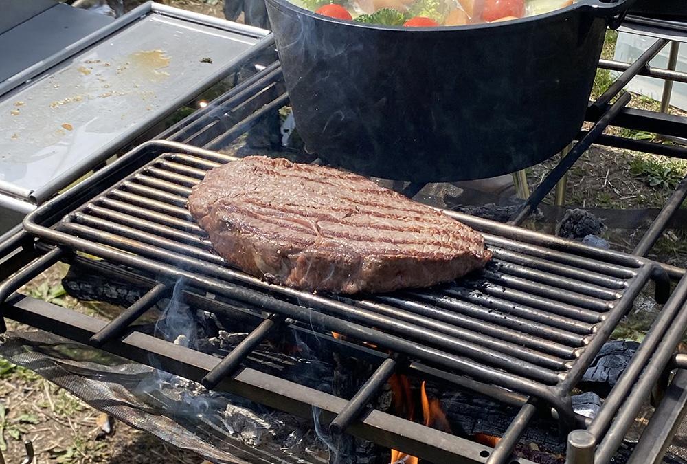 HITAKIフルセット】ピザと肉とスープが同時に調理できる究極の焚き火台