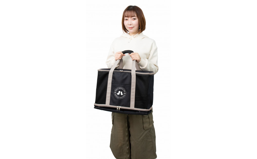 ペット用リュック（グリーン）３ＷＡＹ使用