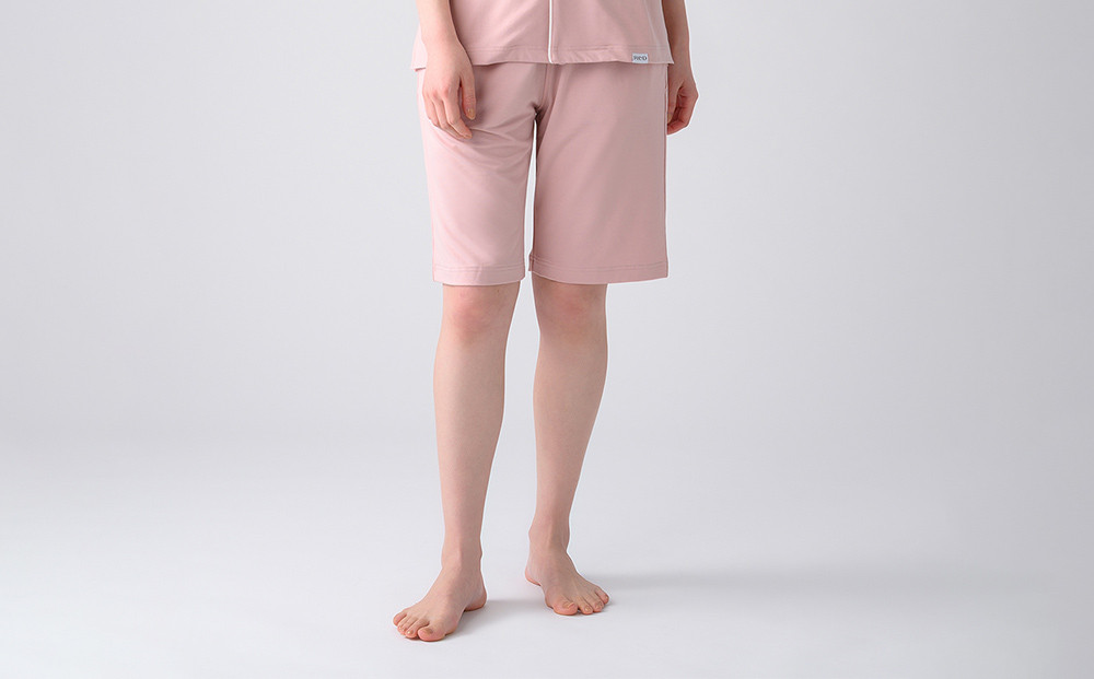 【男女兼用 Lサイズ ネイビー】ReDリカバリーウェア スリープ パジャマショートパンツ ルームウェア 部屋着 疲労回復 血行促進 一般医療機器 バイタルテック