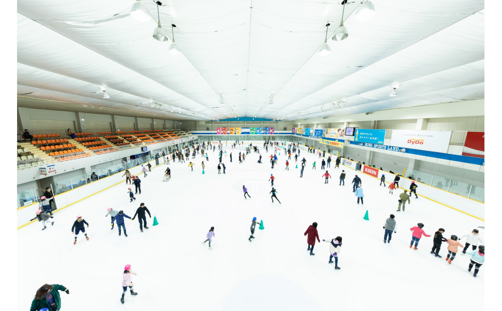 アイススケートご利用券（滑走料＋貸靴料）×２枚　【環境保全事業寄附金専用】