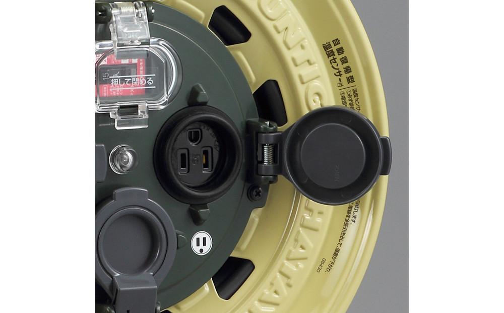 防雨型接地 ELB付 サンタイガーレインボーリール 30m巻 BX-301K