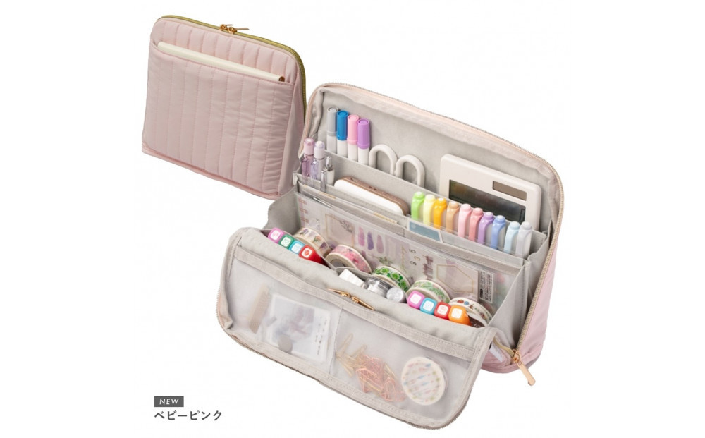 Y-Style 手帳が入るペンケース Lサイズ【ベビーピンク】