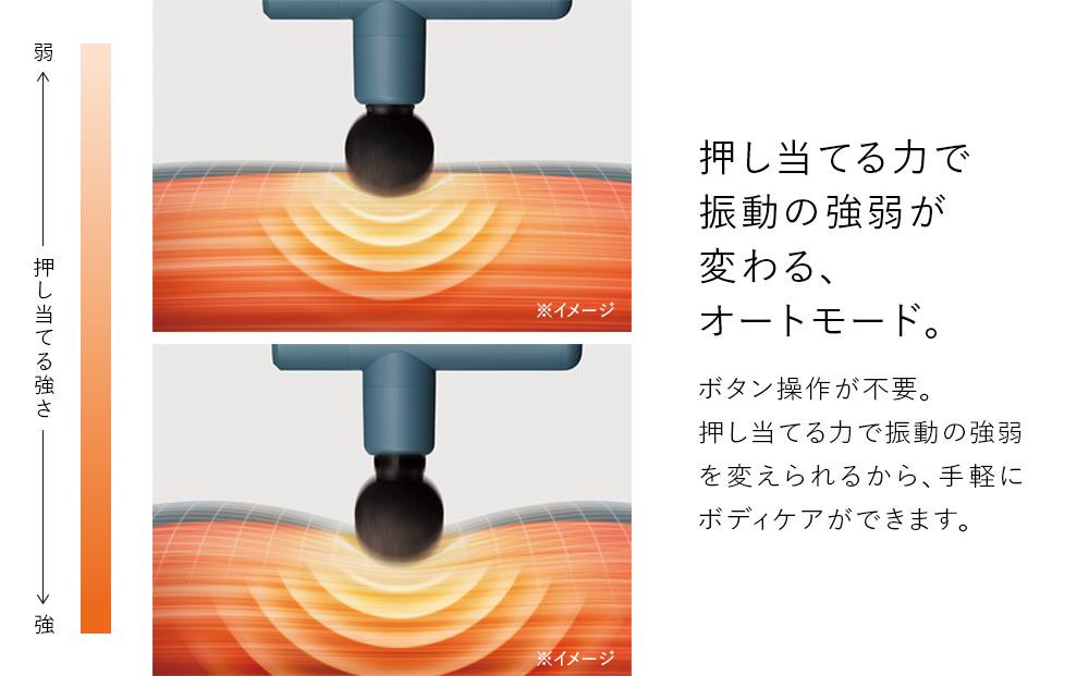 SIXPAD Power Gun Slim【ブルー】| シックスパッド パワーガンスリム コンパクト 振動ガン マッサージ 筋肉ケア 疲労回復 血行促進 ボディケア 自宅ケア 人気 おすすめ フィットネス 健康器具 ギフト プレゼント 送料無料 名古屋市