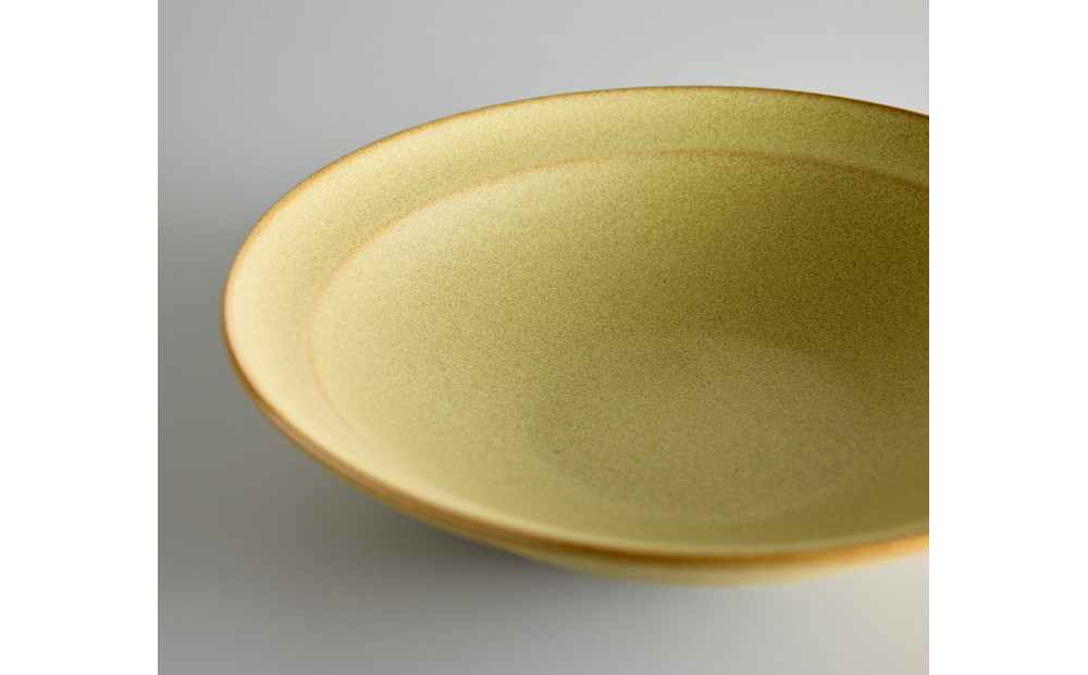 Tableware Shallow Bowl Rimãã¢ã»ãã18cm 鶯