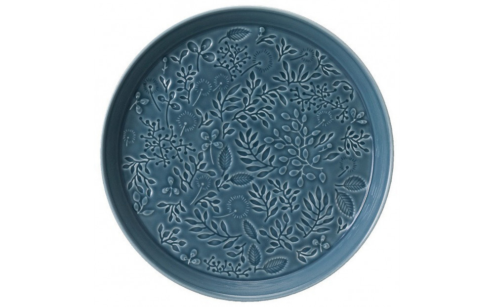 ナルミ アンナエミリア プレート(ブルー) 19cm 41612-5949