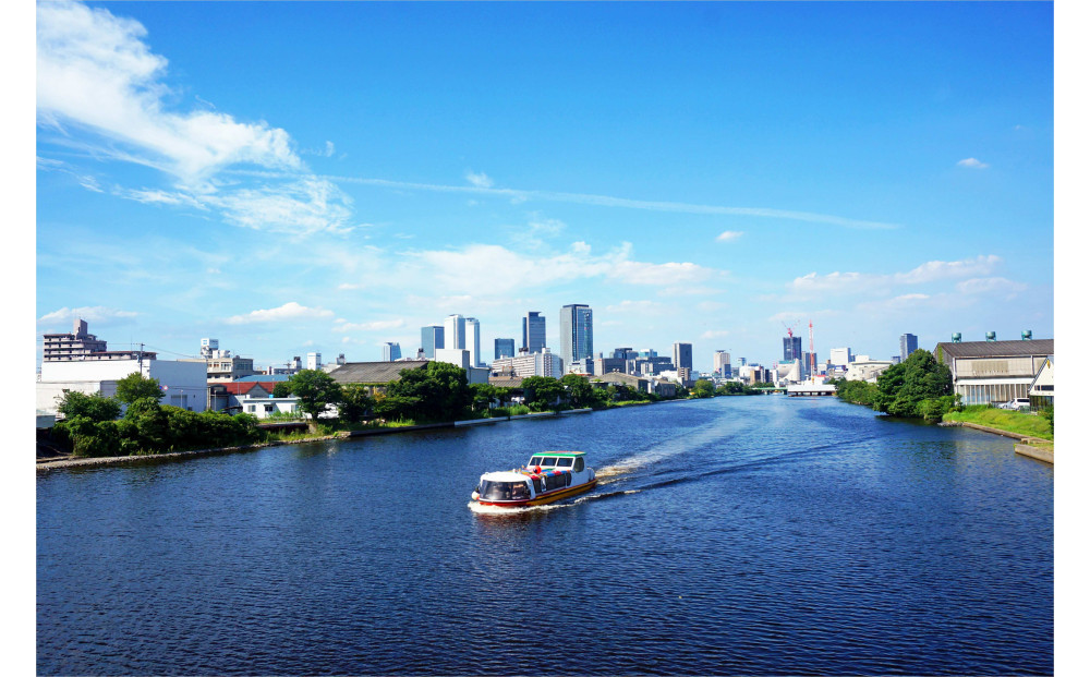 【中川運河再生寄附金専用】クルーズ名古屋「1DAY+パスポート」 2枚