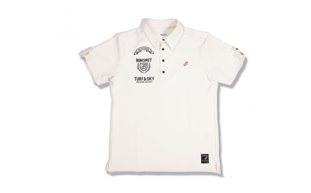 BUNCUREY　ゴルフウェア　ロゴポロシャツ（BM23SS-01-042）オフ／サイズ6
