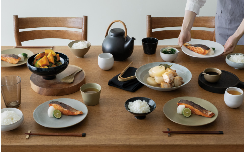 Tableware Flat Plateペアセット24cm 乳白