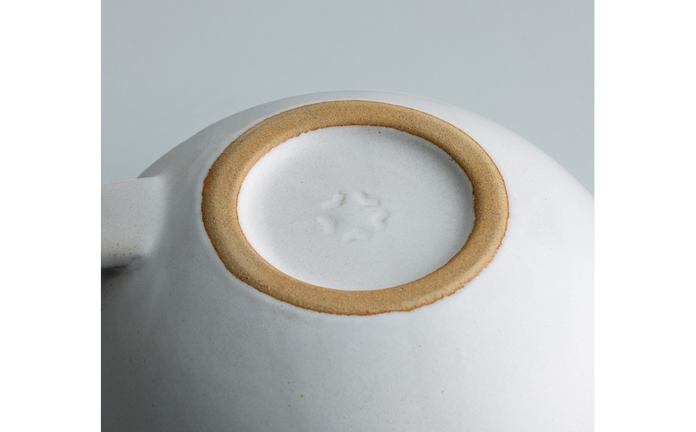 Tableware Deep Bowl Rimペアセット17cm 乳白