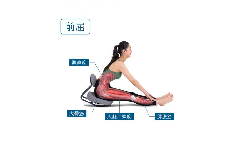 Re STReTCH　開脚チェア 【グレー】