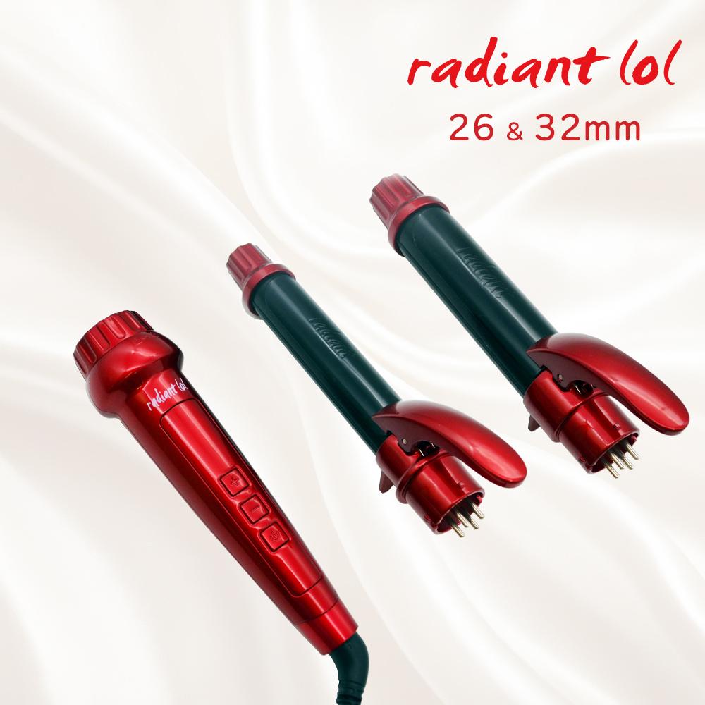 シルクプロヘアアイロンradiant lol カールアイロン　26mm＆32mm ２ヘッド付け替え可能