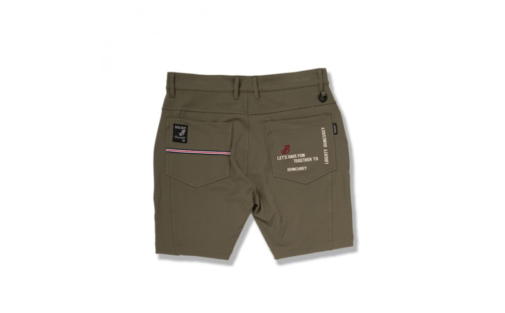 BUNCUREY　ゴルフウェア　ハーフパンツ（BM23SS-04-015）カーキ／サイズ5
