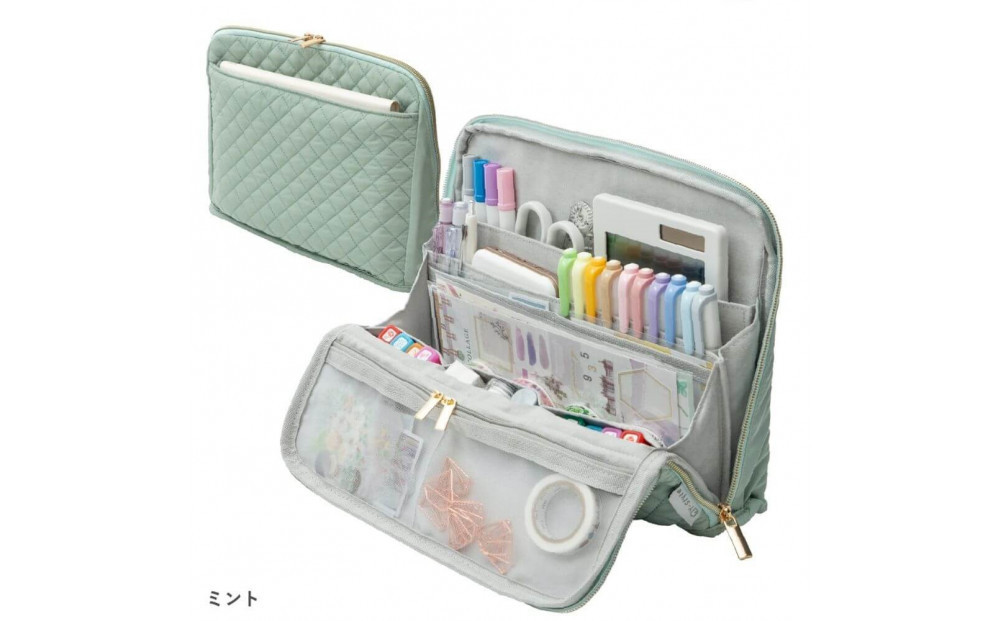Y-Style 手帳が入るペンケース Lサイズ【ミント】