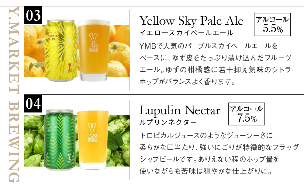 Y.MARKET BREWING æ¯æ6æ¬ã12ã«æå®æäŸ¿ã å®çªã»éå®è©°ãåããã»ãã ã®ããããã¬ãŒã³ãã«ãïŒ