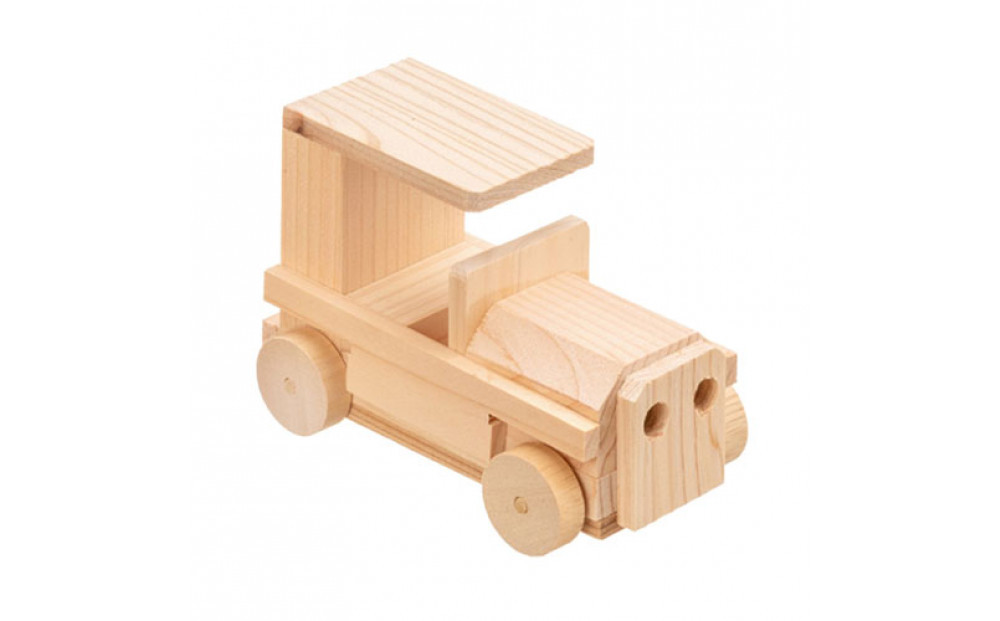 ＭＯＣＣＯ　木の工作キット＜自動車＞木製玩具  木のおもちゃ 対象年齢６歳から