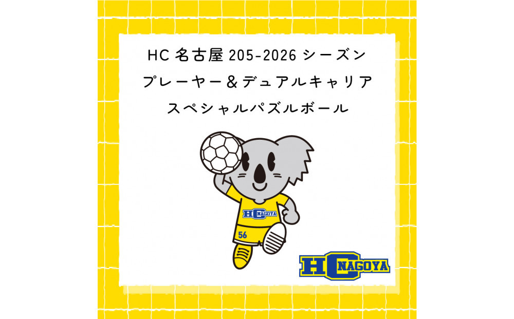 【トップスポーツチーム活動支援事業寄附金専用】HC名古屋 2025-2026シーズンプレーヤー＆デュアルキャリア スペシャル パズルボール