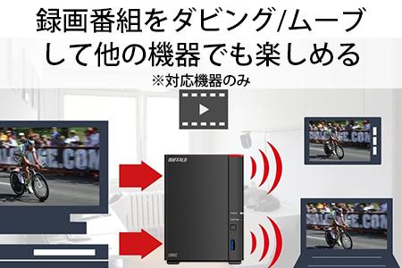 BUFFALO/バッファロー【高速モデル】リンクステーションLS720D ネットワークHDD 2ベイ 6TB/LS720D0602