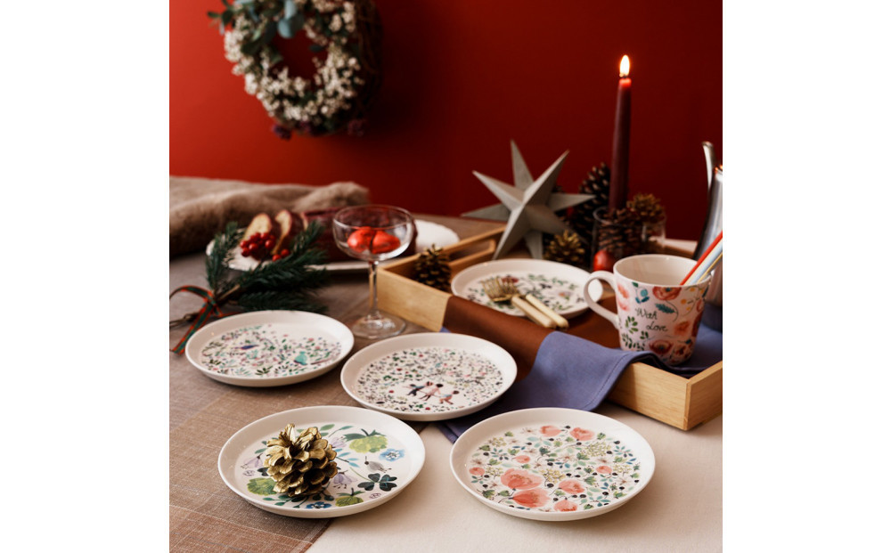 ナルミ アンナエミリア プレート(Good luck) 16cm 51948-5645P