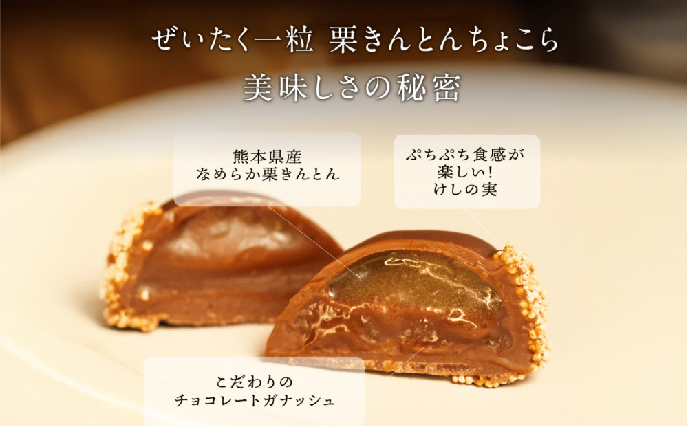 栗りん 【11月上旬から順次発送】まるで栗のような贅沢チョコレート「 ぜいたく一粒 栗きんとんちょこら 」栗きんとん × チョコレート プレゼント スイーツ ギフト 栗きんとん チョコ 送料無料 お取り寄せ 和栗スイーツ 和栗