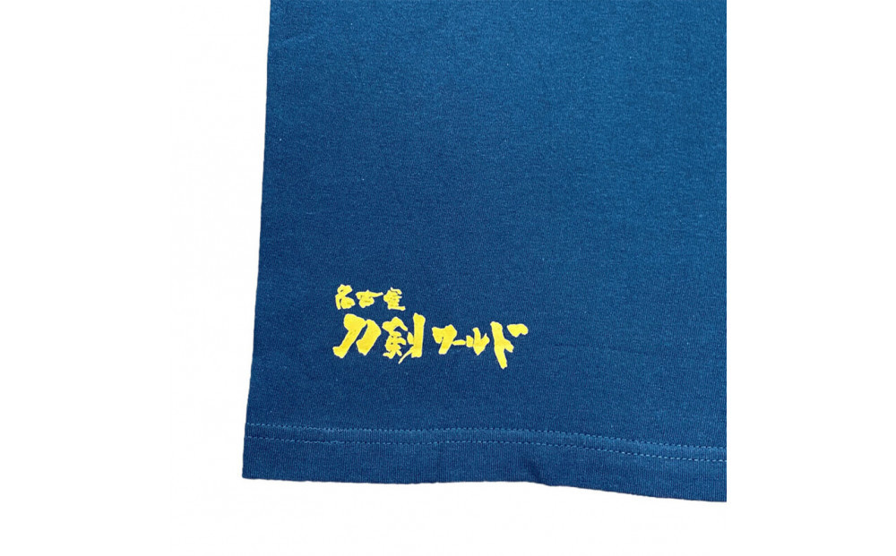 オリジナル【三英傑家紋Tシャツ】Lサイズ（ネイビー）／名古屋刀剣博物館