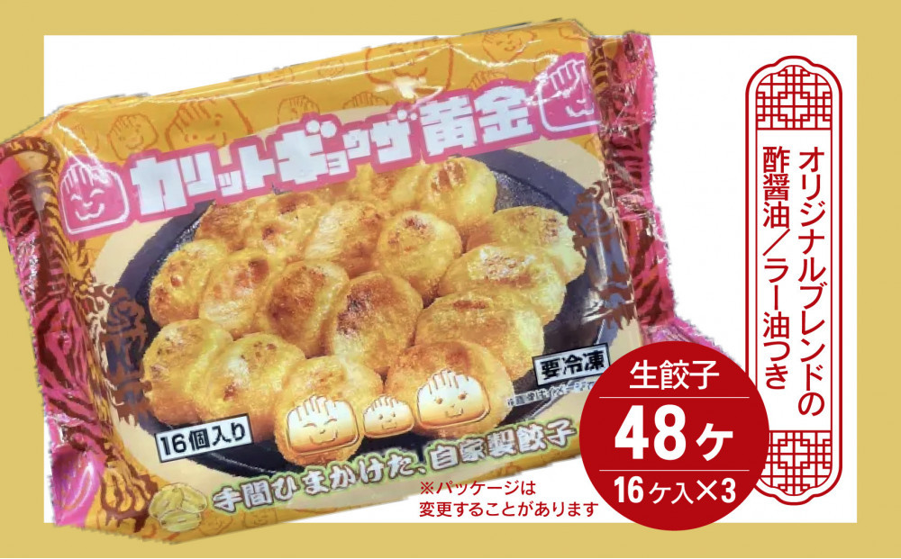 カリットギョウザ 生餃子 48ケ【6人前】ジューシー 大きい 餃子 冷凍餃子 冷凍生餃子 