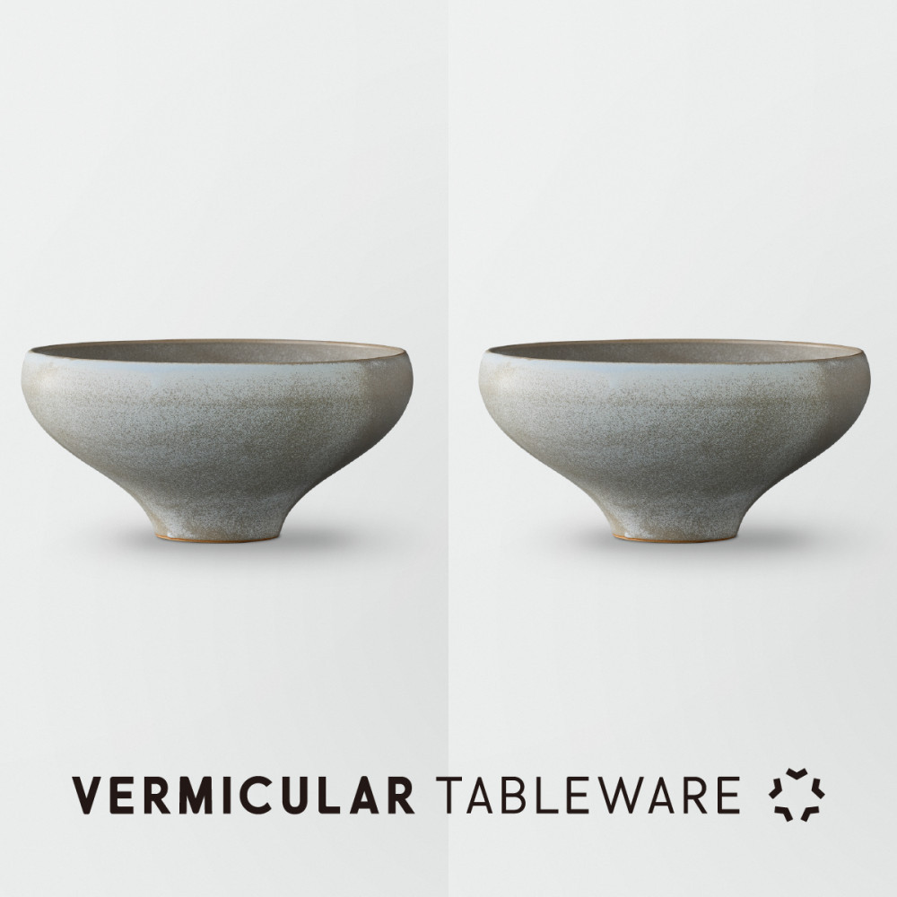 Tableware Deep Bowl Curveペアセット18cm 霞