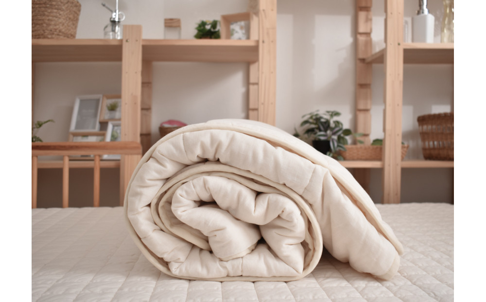 綿入りガーゼキルトケット　シングル（ロゼ・ラベンダー） | Fabric Plus ファブリックプラス ガーゼケット キルトケット タオルケット 綿入り綿100％ 夏用 涼感 軽量 通気性 吸水性 肌触り 快眠 寝具 シングルサイズ 人気 おすすめ 洗える 日本製 送料無料