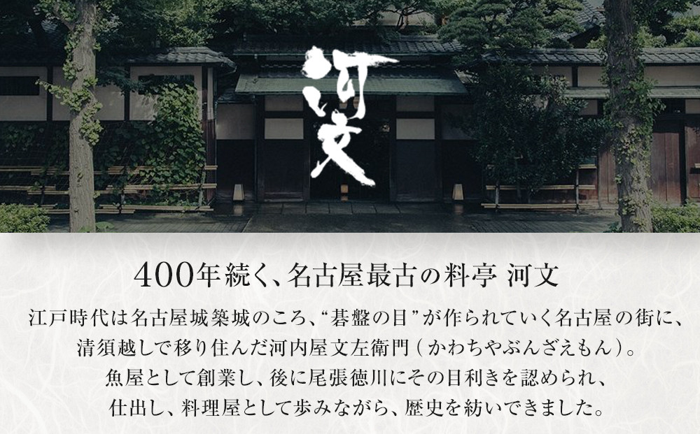 料亭 河文　会席料理 ランチペアチケット