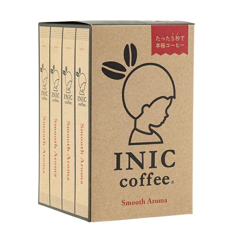コーヒー スティック INIC coffee スムースアロマ 60本 手軽に本格ドリップの味 粉末 珈琲 持ち運び キャンプ アウトドア 職場 砂糖不使用 イニック インスタントを超える味