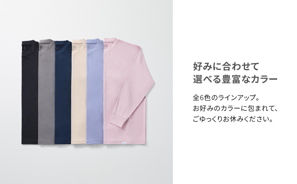 【男女兼用 Mサイズ ピンク】ReDリカバリーウェア スリープ プルオーバー長袖 パジャマ ルームウェア 疲労回復 血行促進 一般医療機器 バイタルテック