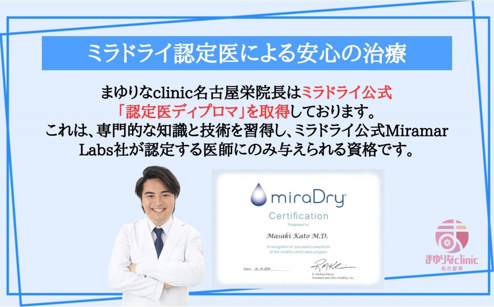 【切らないワキガ治療】ミラドライ（両脇）【ダブル照射】　広範囲照射