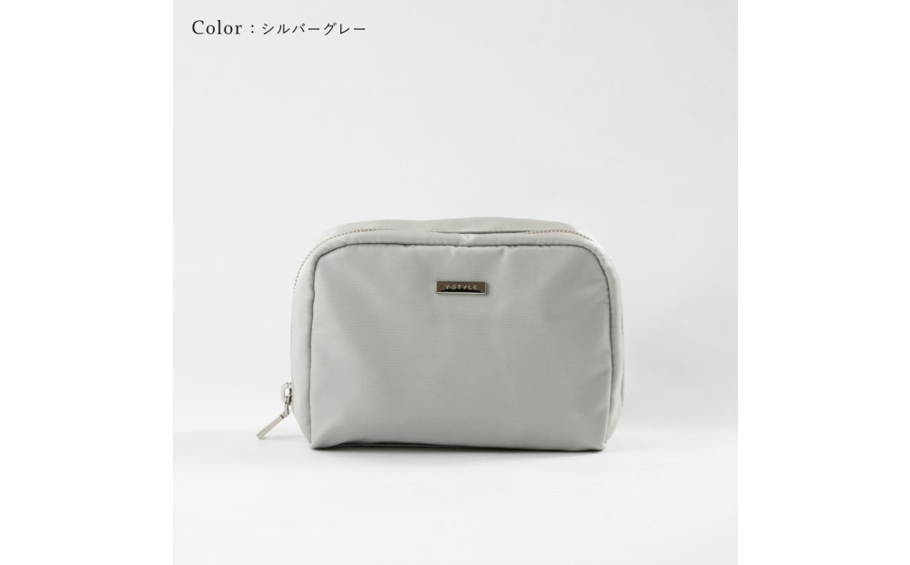 Y-STYLE 魔法の収納ポーチ Mサイズ【シルバーグレー】