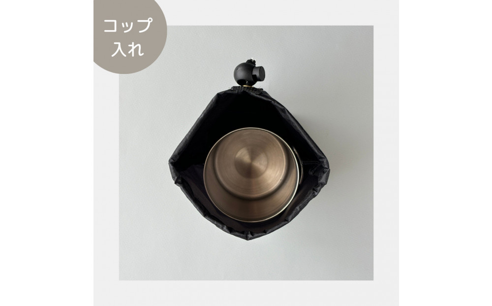 【XS 0.5L・黒】　手のひらサイズの軽量ナイロン巾着袋