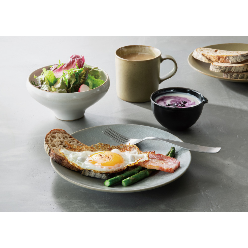 Tableware Deep Bowl Curveペアセット18cm 藍墨