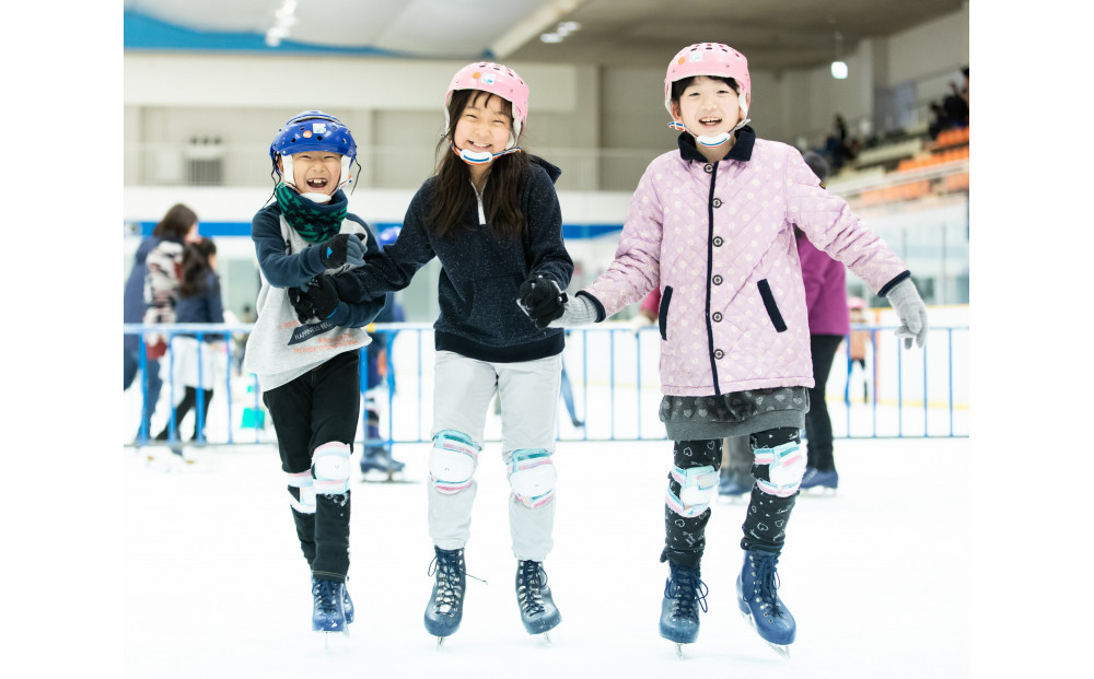 アイススケートご利用券（滑走料＋貸靴料）×２枚　【環境保全事業寄附金専用】