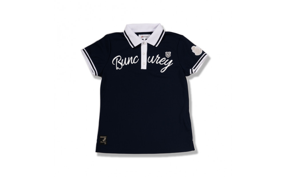 BUNCUREY　ゴルフウェア　半袖ポロシャツ（BL23SS-01-504)　ネイビー／サイズ0