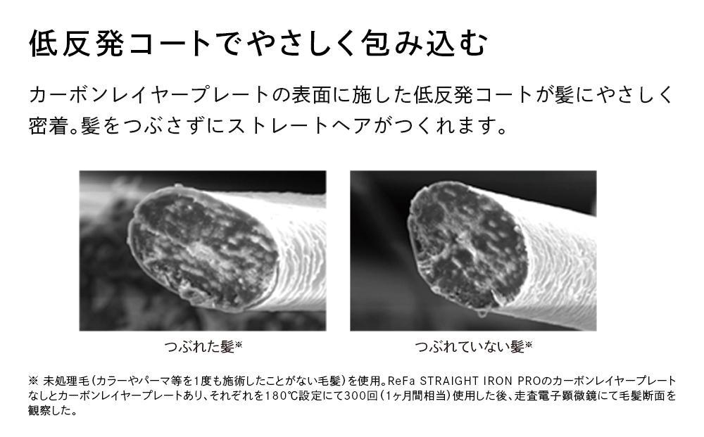 ReFa STRAIGHT IRON PRO【ホワイト】 | リファ ストレートアイロン プロ 海外対応  1年保証 ヘアアイロン コテ 艶 美容師 プレゼント ギフト ヘアケア 傷まない 人気 おすすめ 愛知県 名古屋市