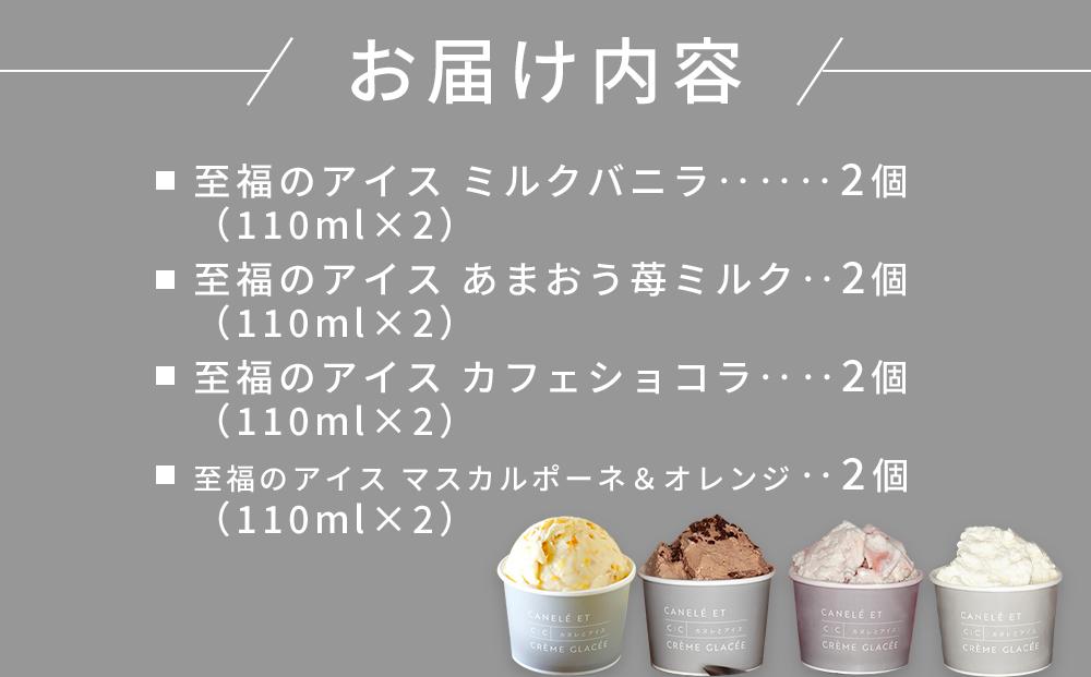 【世界ジェラート騎士手作りの】至福のアイス　８個入り