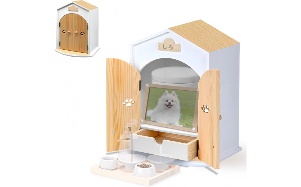 AngelHouse天使のおうち型仏壇　木目ナチュラル