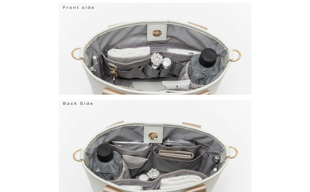 Y-STYLE 魔法の収納トートバッグ Sサイズ【ホワイト】