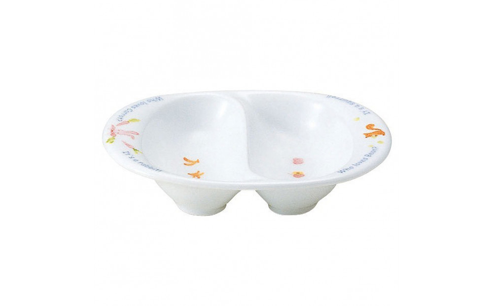 ナルミ みんなでたべよっ！ 離乳皿 14cm 40433-3322