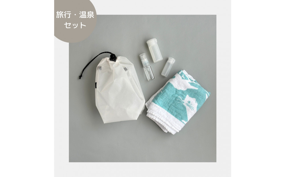 【S 1.5L・白】　キャンプで大活躍！トイレットペーパーホルダー 小さめナイロン巾着袋 シンプル巾着