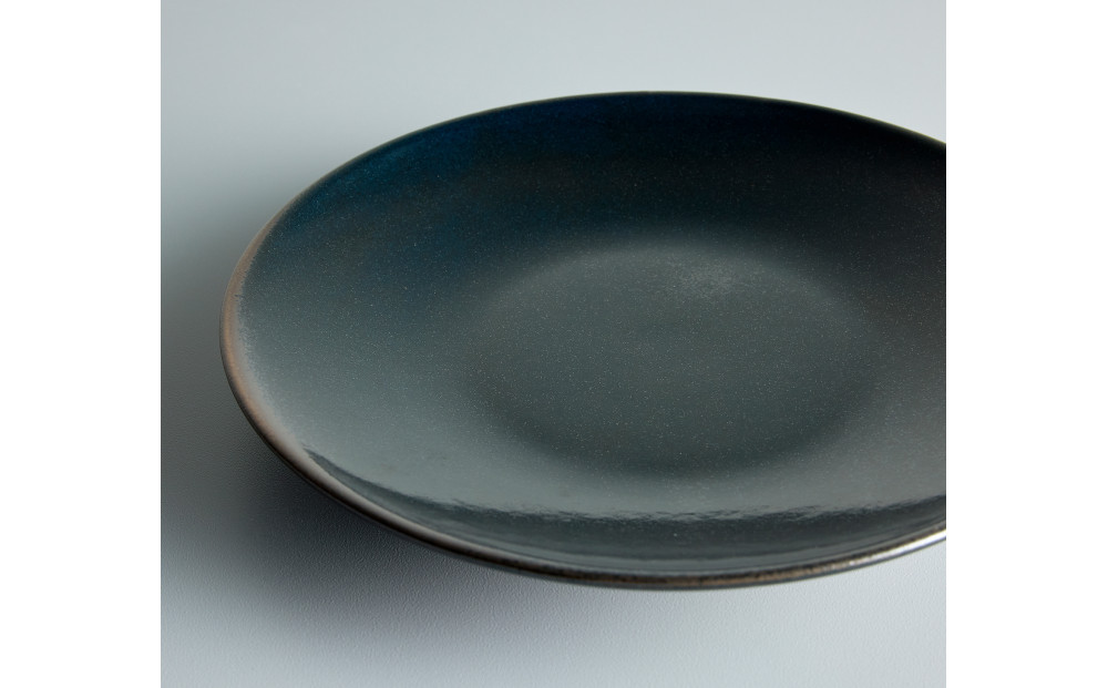 Tableware Flat Plateペアセット18cm 藍墨