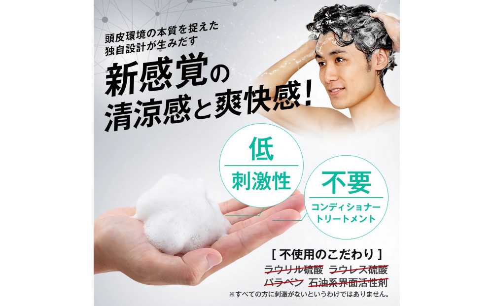 ポリピュアEX スカルプシャンプー 350ml 1本 医薬部外品 男性用 女性用 ノンシリコン コンディショナー不要 薬用シャンプー 