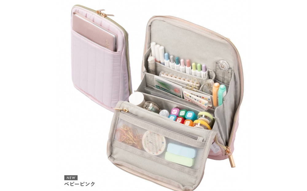 Y-Style 手帳が入るペンケース Mサイズ【ベビーピンク】