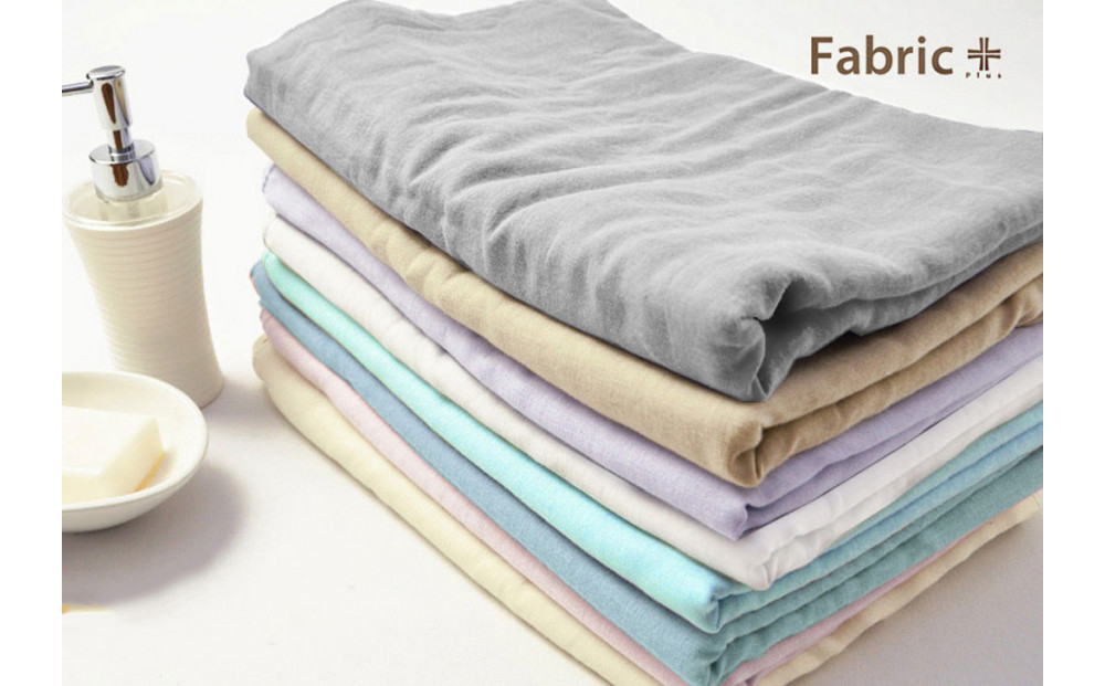 ガーゼバスタオル　大判サイズ　（カフェオレ・ベージュ） | Fabric Plus ファブリックプラス ガーゼ バスタオル 綿入り 綿100％ 涼感 軽量 通気性 吸水性 肌触り 快眠 寝具 人気 おすすめ 洗える 日本製 送料無料