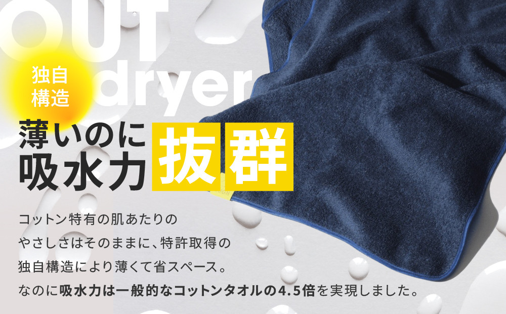 OUTdryer / ラージサイズ　 同色4枚セット【コーラル】