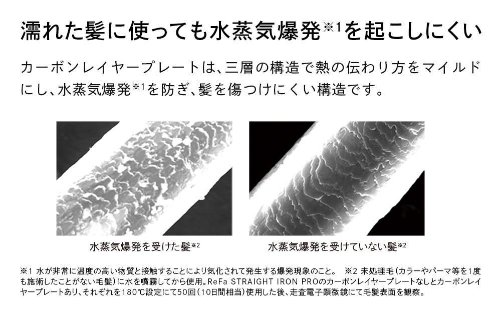 ReFa STRAIGHT IRON PRO【ホワイト】 | リファ ストレートアイロン プロ 海外対応  1年保証 ヘアアイロン コテ 艶 美容師 プレゼント ギフト ヘアケア 傷まない 人気 おすすめ 愛知県 名古屋市