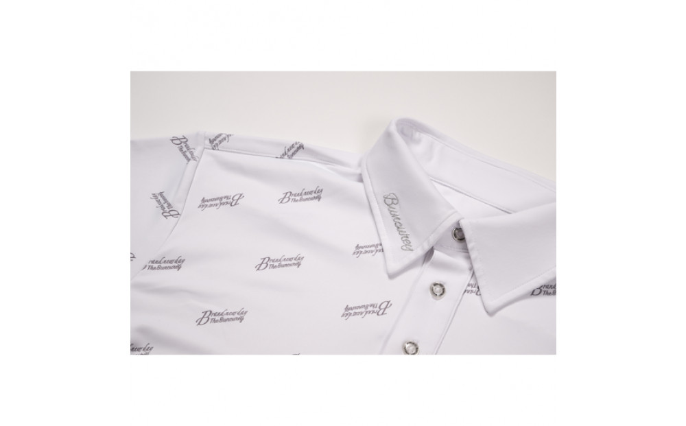 BUNCUREY　ゴルフウェア　≪B≫ロゴ半袖ポロシャツ（BM23SS-01-005）オフ／サイズ3