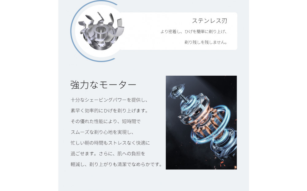 2025年新発売 髭剃り 電気シェーバー メンズ ＜ ブラック＞ひげそり USB充電式 IPX7 防水防滴 コードレス 男性 深剃り 回転刃 3枚刃 コンパクト ポータブル Type-C タッチ制御 シェービング 高速モーター 静音作動 いつでも清潔 肌にやさしい 携帯便利 海外対応 1年間安心保証付き